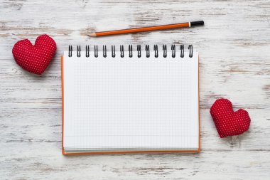 Kalpleri ve boş kağıt 