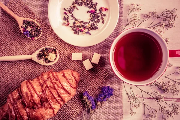 Ziołowe herbaty z ziół — Zdjęcie stockowe