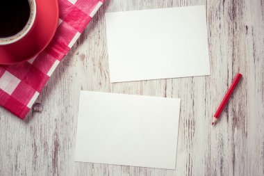 Kahve fincanı kağıtlarla tarifi