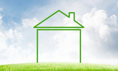 House figür olarak gayrimenkul işaret