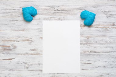 Kalpleri ve boş kağıt 