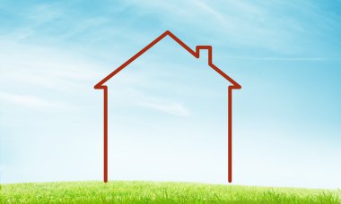 House figür olarak gayrimenkul işaret