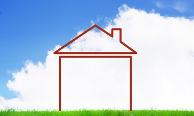 House figür olarak gayrimenkul işaret