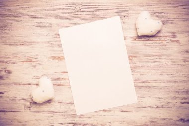 Kalpleri ve boş kağıt 