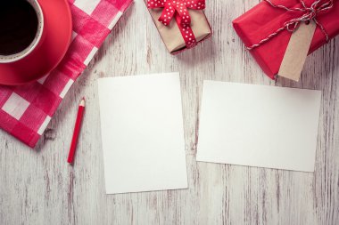 Kahve fincanı kağıtlarla tarifi