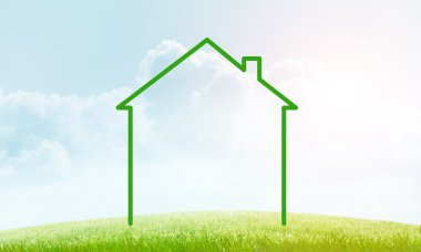 House figür olarak gayrimenkul işaret