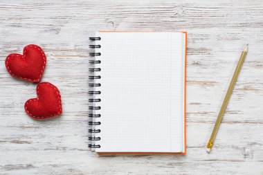 Kalpleri ve boş kağıt 