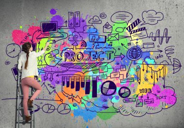 Kız boya duvar renkleri