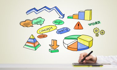 Tasarımcı beraberlik infographs