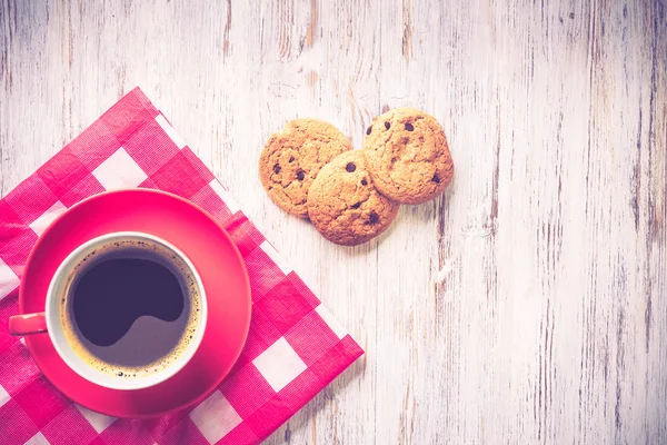 Cup of refreshing coffee — Stock Photo, Image