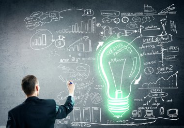 işadamı çizim iş stratejisi