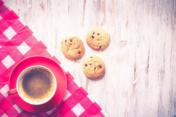 Cup of refreshing coffee — Stock Photo, Image