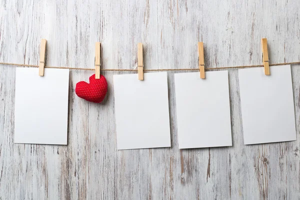 Schrijven van sommige woorden van liefde — Stockfoto