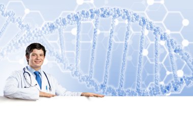 Doktor ile beyaz boş bayrak