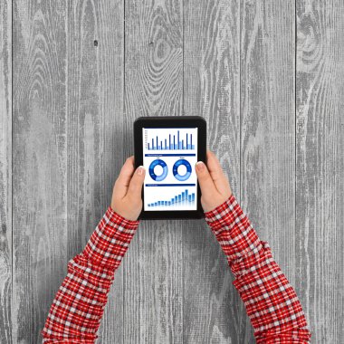 Tablet PC'yi kullanma eller