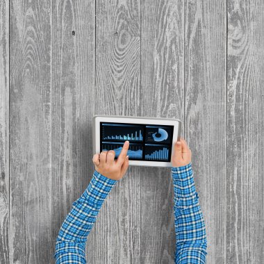 Tablet PC'yi kullanma eller