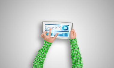 Tablet PC'yi kullanma eller