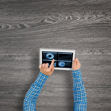 Tablet PC'yi kullanma eller