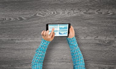 Tablet PC'yi kullanma eller