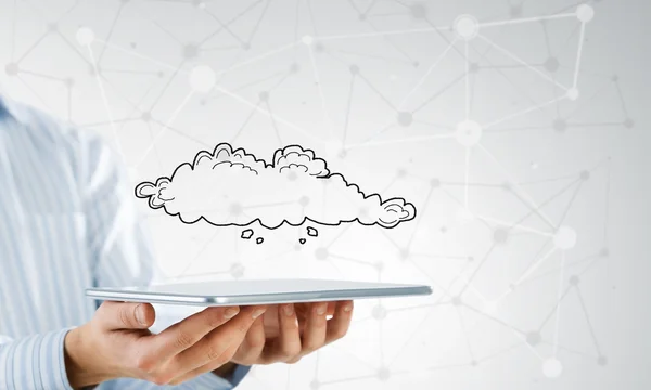 Concetto di cloud computing — Foto Stock