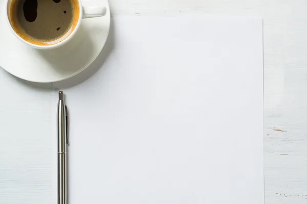 Kaffeetasse für frische Idee — Stockfoto