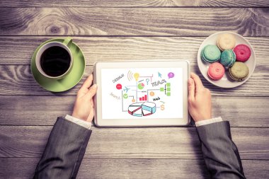 İş kadını ve onun iş notları