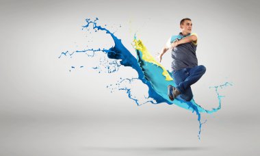 erkek dansçı olarak atlama