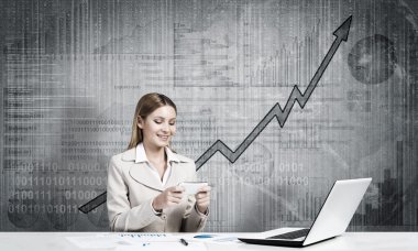 Elektronik iş kavramı