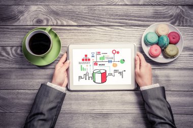 İş kadını ve onun iş notları