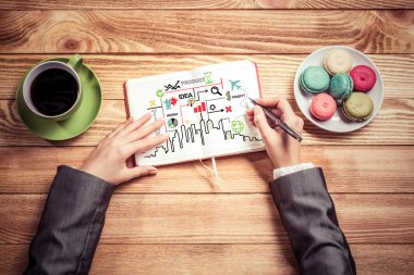 İş notları yapma işkadını