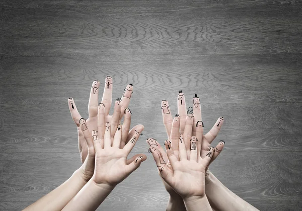 Sensazione di protezione della famiglia — Foto Stock