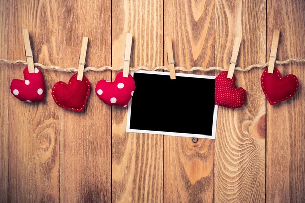 Black blank phote frame Royalty Free Stock Photos