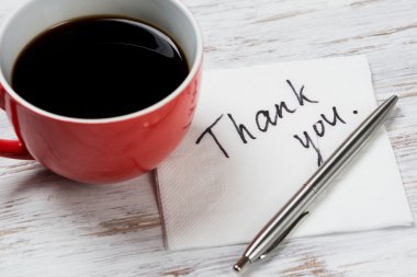 Peçeteye yazılan mesaj