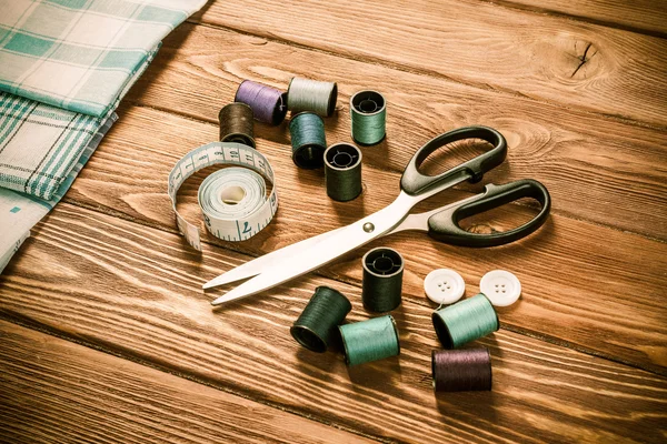 Artikelen voor naaien of doe-het-zelven — Stockfoto