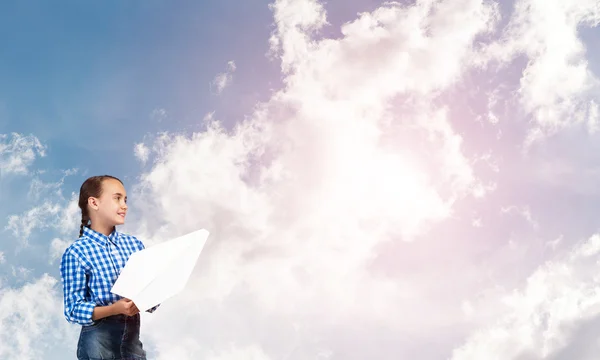 Happy careless childhood — Stock Photo, Image