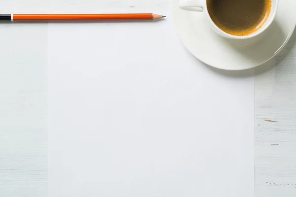 Tazza di caffè per un'idea fresca — Foto Stock