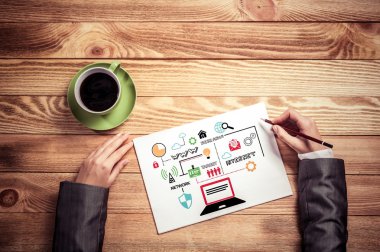 İş notları yapma işkadını