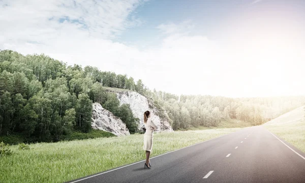 Seu caminho para o sucesso — Fotografia de Stock