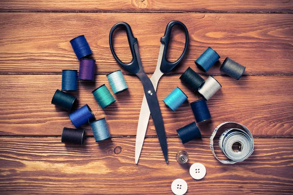 Предмети для шиття або саморобки — стокове фото