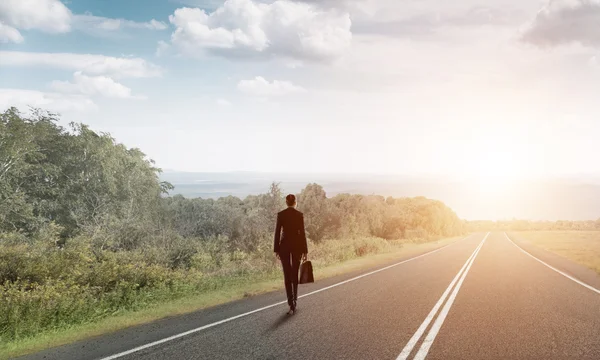 Seu caminho para o sucesso — Fotografia de Stock