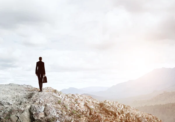 Bereiken van de top van succes — Stockfoto