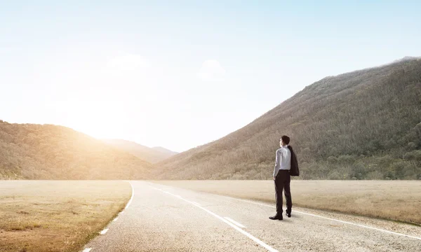 Seu caminho para o sucesso — Fotografia de Stock