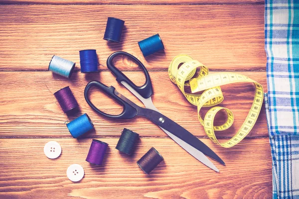 缝纫或DIY用物品 — 图库照片
