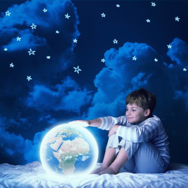 Önce uyku rüya çocuk 