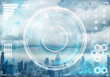 Borsa çizelgeleri ve finans bölgesi