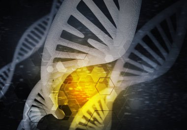 DNA molekülleri arka plan
