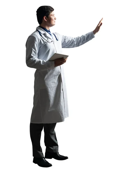 Doctor with a tablet computer — Stock Photo, Image