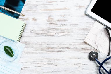 Modern hastanede tıbbi teşhisler.