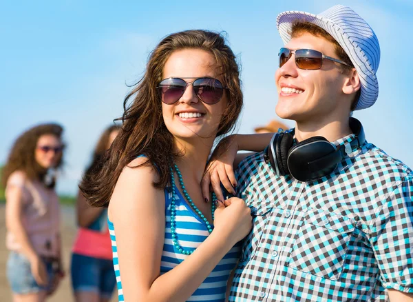 Stylish young couple — Stock Photo, Image