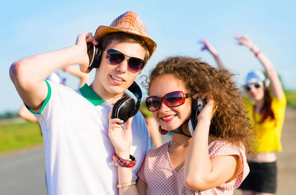 Stylish young couple — Stock Photo, Image